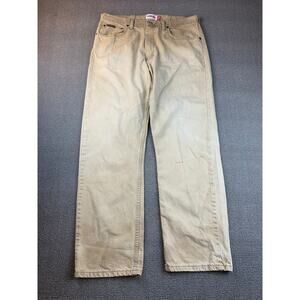 Wrangler Jeans‎ 2000's Era Men's 36x32 Tan Denim Jeans Work Casual